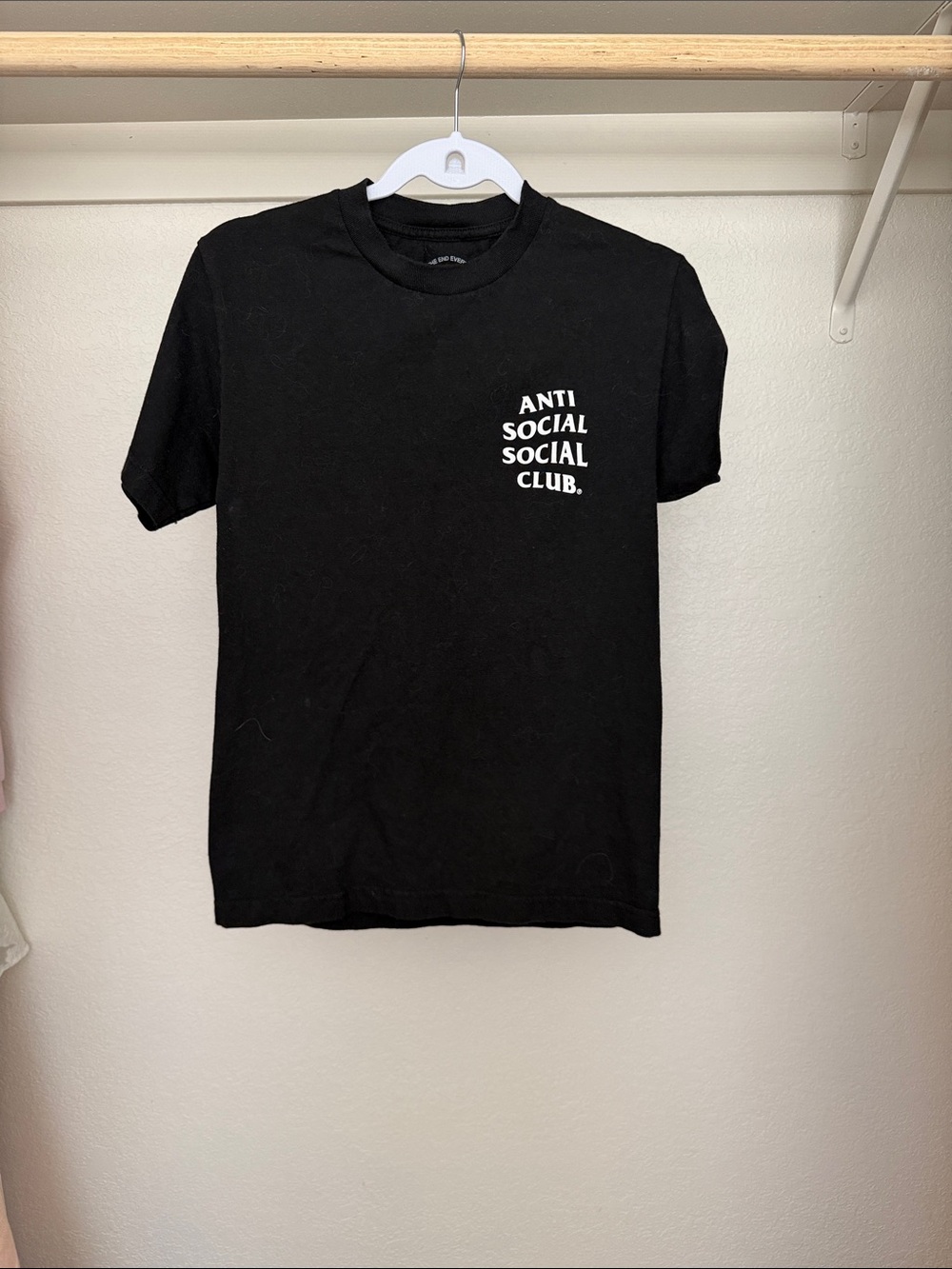 Anti Social Social Club Black Logo Short Sleeve Tee